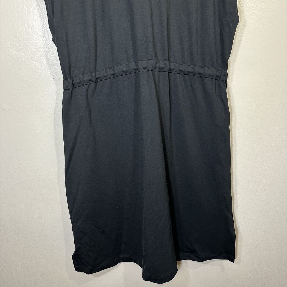Bernardo Travel Collection Women's XL In Motion Drawstring Dress Black - Picture 7 of 11